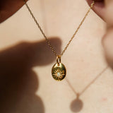 October Birthstone Necklace - Opal
